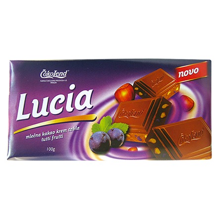 LUCIA čokolada Tutti Frutti