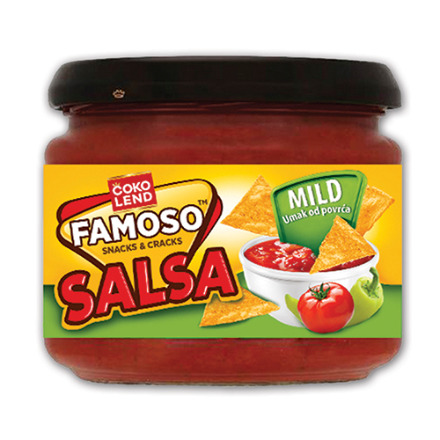 Famoso salsa dip mild 360gr