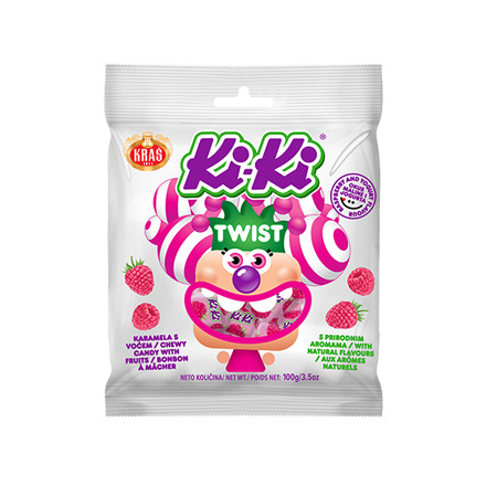 KI-KI Twist malina-jogurt  100g